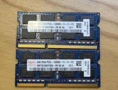 Hynixメモリー 4G 2枚 8GB PC3-12800Sのサムネイル