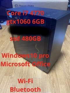 夏セール　自作ゲーミングpc i7 4770 gtx1060のサムネイル