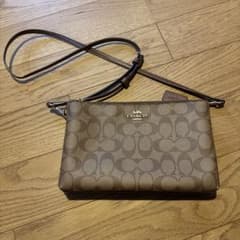 COACH シグネチャー ショルダーバッグ ブラウンのサムネイル