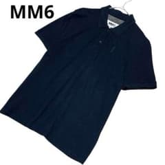 MM6 Maison Marglela シアーポロシャツ MM6 Maison Marglela シアーポロシャツ 刺繍【M】ブラック - メルカリ
