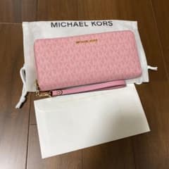 MICHAEL KORS 長財布 ピンク - メルカリ