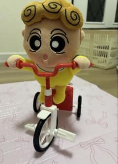 크레용 신짱 해바라기 삼륜차 인형 장난감