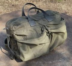 PORTER FORCE 3 WAY BRIEFCASE OLIVE DRAV/ ORANGE