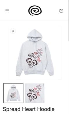 SOL soonerorlater Spread Heart Hoodie Lのサムネイル