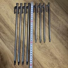 ホールアース チタンペグ 30㎝、20㎝各4本セット - メルカリ