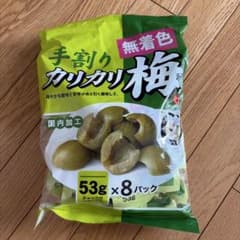 手割りカリカリ梅 53g×8パックのサムネイル