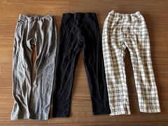 UNIQLO 110cm 長ズボン 3点セットのサムネイル