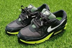 NIKE AIR MAX 90 ブラック × ホットライム サイズ26㎝のサムネイル