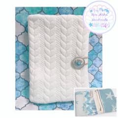母子手帳ケース マルチケース ニット ハワイアンのサムネイル