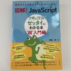図解! JavaScriptのツボとコツがゼッタイにわかる本 "超"入門編のサムネイル