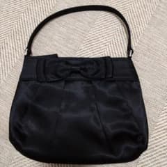 Accessorize ブラックフォーマルバッグ リボンのサムネイル