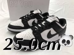 【新品未使用】NIKE by YOU DUNK LOW パンダ 25.0cmのサムネイル