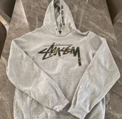 Stüssy グレー パーカー M 最終値下げ‼️のサムネイル