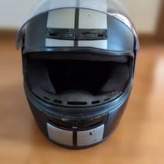 TNK工業 HF-100V フルフェイス ハーフマッドブラックガンメタのサムネイル