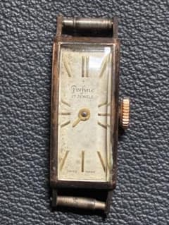 Perfine 17JEWELS K18 手巻き レディース 腕時計のサムネイル