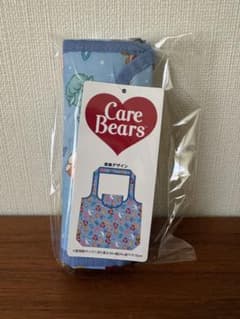 【新品】Care Bears エコバッグ 折りたたみ　水色のサムネイル