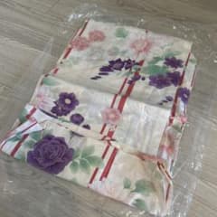 薔薇か牡丹の柄の浴衣です。大人レディースサイズ 浴衣単品です。のサムネイル