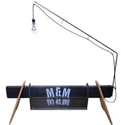 M&M Furniture 3ピースベンチ マガジンラック ライト - メルカリ