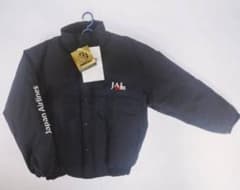 Japan Airlines ダウンジャケット ネイビー - メルカリ