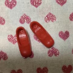 初代リカちゃん靴(豆靴)赤のサムネイル