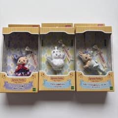 【新品未開封】シルバニアファミリー キーチェーン 赤ちゃん 3種セットのサムネイル