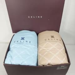 CELINE 合繊肌掛けふとん 2枚 140×190cm 西川 水色 ベージュ - メルカリ