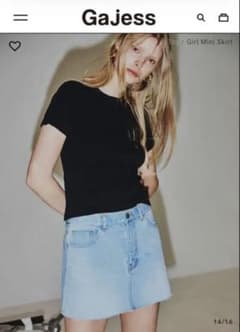 Gajess デニムミニスカート Gajess Girl Mini Skirt デニムミニスカート size25 - メルカリ