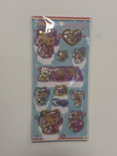ハローキティ 日焼けキティ キラキラカプセルシール シャカシャカシール