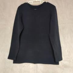 UNIQLO 超極暖 クルーネック長袖Tシャツ レディース XXL 黒