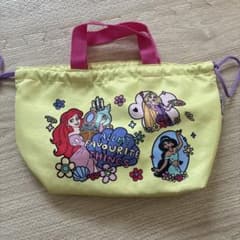 Shimamura litte × LINK@ Disney Princess Drawstring Bag