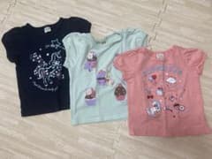 AYA様専用　100サイズ　半袖　パフスリーブ　女の子　PuPil Houseのサムネイル