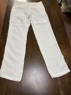 GWセール　Armani Collezioni リネン100% ワイドパンツ 白のサムネイル