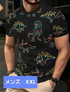 恐竜柄 Tシャツ メンズ XXLのサムネイル