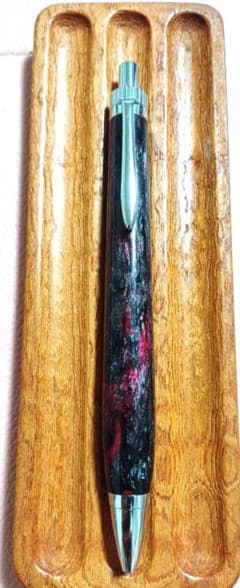 木軸ペン工房 金木犀 レジン ボールペン - メルカリ