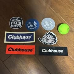 CLUBHAUS ステッカー 7枚セットホログラムのサムネイル