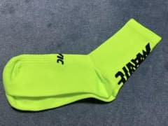 スポーツソックス　蛍光グリーン　サイズMのサムネイル