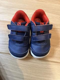 PUMAプーマ_ スニーカー/靴_ネイビー/レッド_キッズ13.0cm/13cmのサムネイル