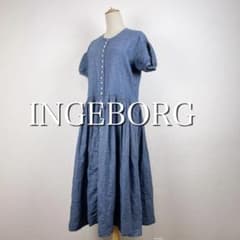 INGEBORG ピンタック ノーカラー ワンピース ピンクハウス - メルカリ