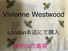 ♡Vivienne Westwood♡London オーブ柄巾着袋♡新品・未使用のサムネイル