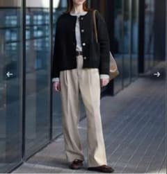 【美品】SLOBE IENA ダブルフェイスニットジャケットのサムネイル
