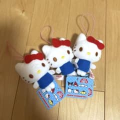 ハローキティ ぬいぐるみマスコット 3個セットのサムネイル