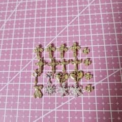 ハンドメイド パーツ まとめ売り クロス ハート 雪の結晶 クマ 20個セット