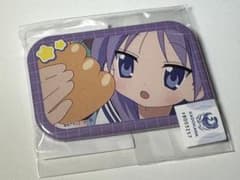 らき☆すた 柊かがみ スクエア缶バッジ ジャージメイドver.のサムネイル
