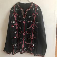 チャイナ風　ブラウス　刺繍入りのサムネイル