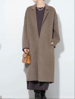 ♥️美品 plageプラージュハミルトンコクーンコートブラウン38