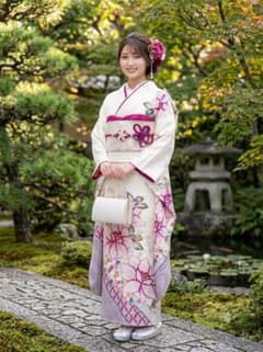 値下げ！＊総絞り極上振袖フルセット＊草履からヘアまで全て～優雅で 