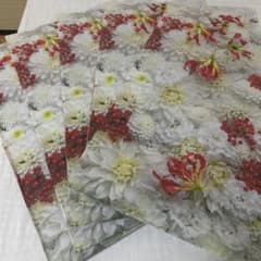 花柄 新聞回収袋 読売新聞のサムネイル