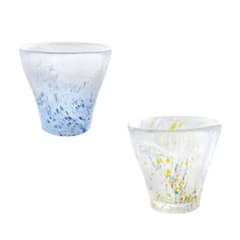 新品　トミクラフト　江戸硝子　　ペアグラスセット　新品未使用のサムネイル