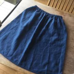 fog linen work 藍色スカートのサムネイル