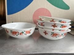 レトロ 花柄 小鉢 5客セット 昭和レトロ 食器のサムネイル